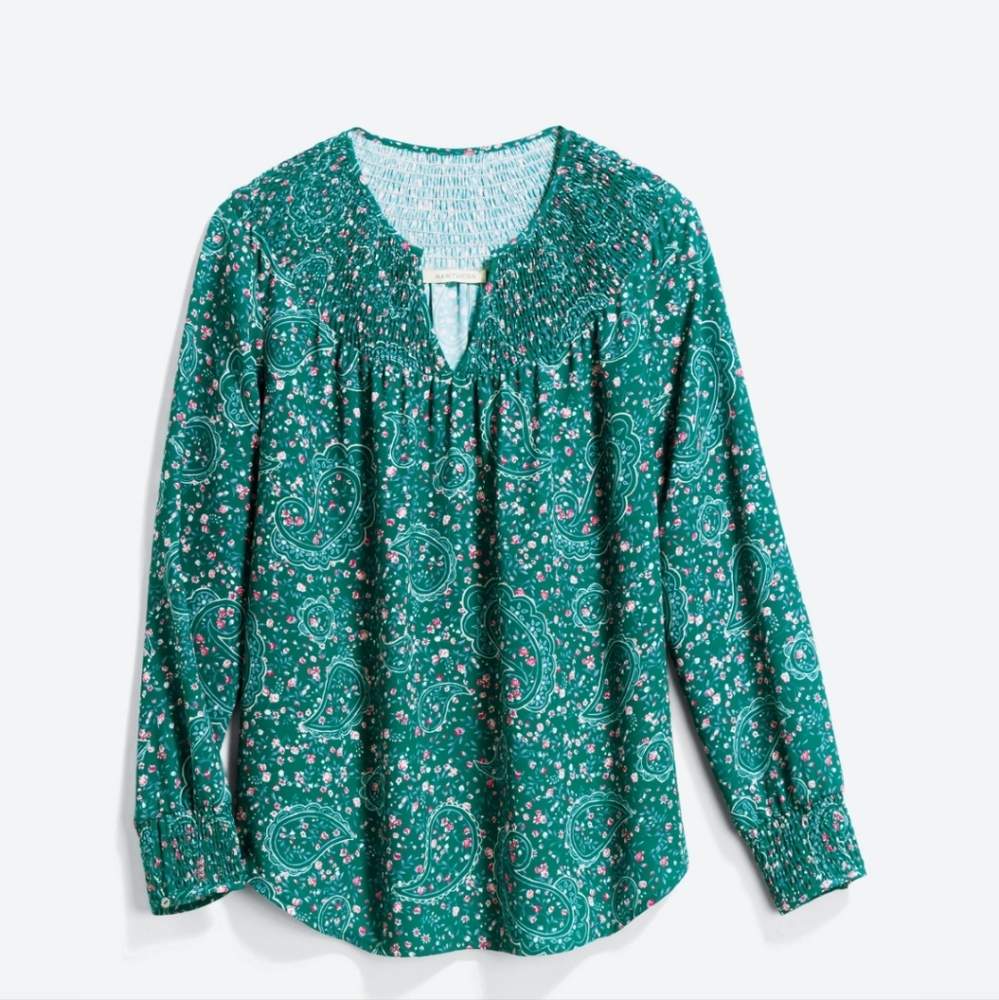 41 Hawthorn Mozzie Smocking Detail Blouse